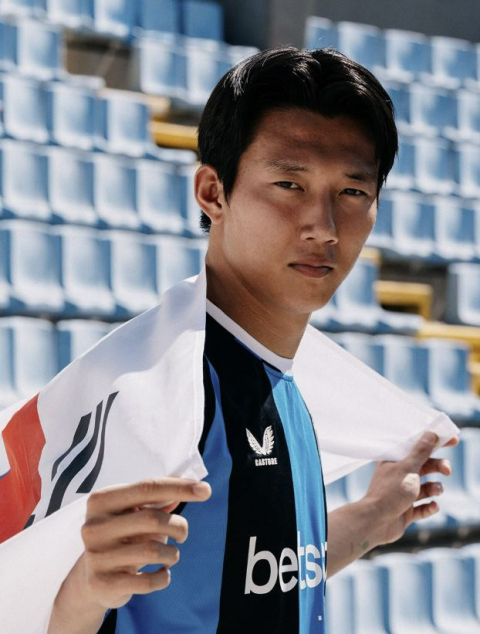축구대표팀 수비수 이한범, 벨기에 명문 브뤼헤 입단