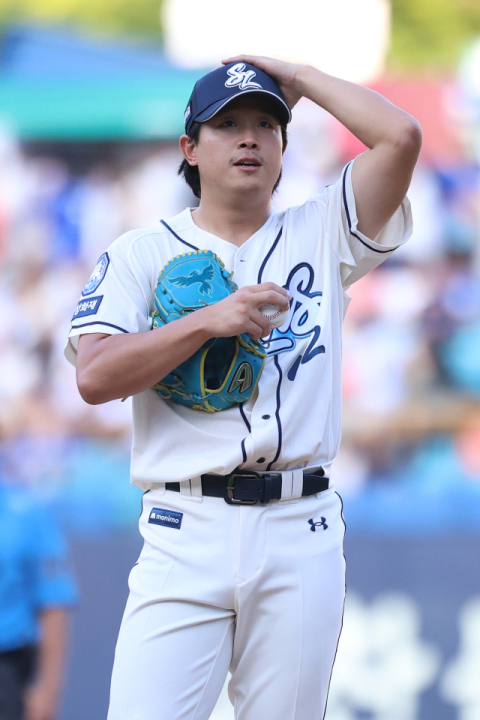 '5회 흔들린 양창섭' 삼성 라이온즈, 환화 이글스에 고배