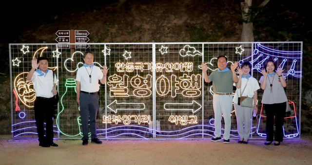 지난해 안동시와 자매결연 50년을 맞았던 일본 사가에 시장을 비롯한 대표단들이 3일부터 5일까지 안동을 방문했다. 양 도시는 미래 50년을 향한 협력 의지를 다졌다. 안동시 제공