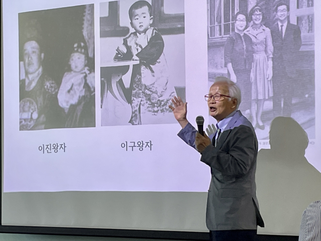권오창 화가가 지난 6일 국립대구박물관에서 