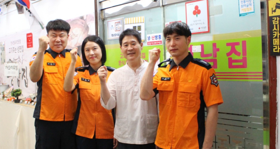 달서소방서 대원들, 시장서 심정지 환자 생명 구조