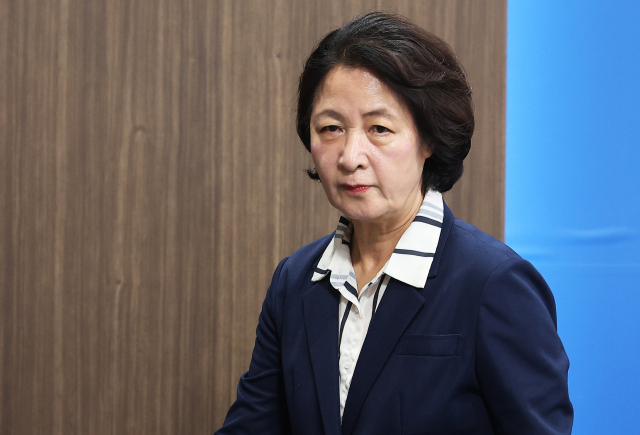 추미애 경기도지사가 5일 경기도 수원시 경기도청에서 