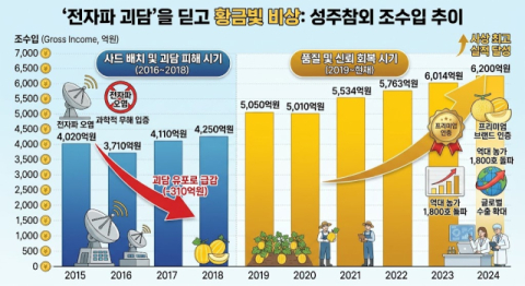 [성주 사드 10년] '전자파 괴담' 딛고 황금빛 비상… 숫자와 품질로 증명한 성주참외의 반전