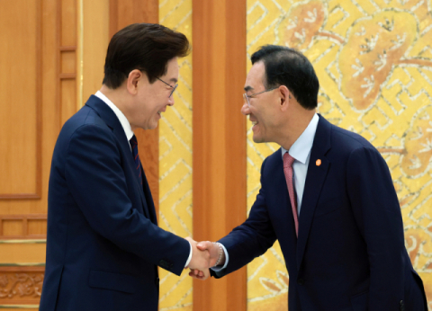 이 대통령, 주호영 등 국힘 의원들과 골프 회동, TK통합도 건의