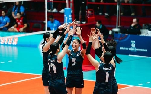 한국 여자 배구대표팀, U-17 세계선수권 8강 진출