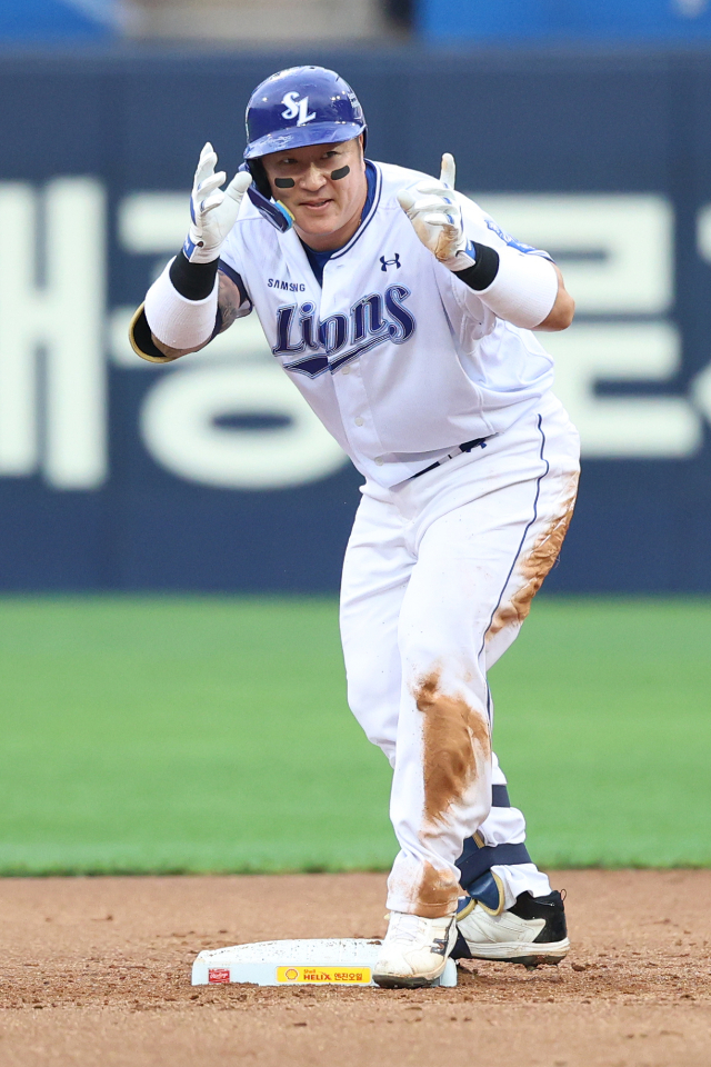 삼성 라이온즈의 최형우. 삼성 제공