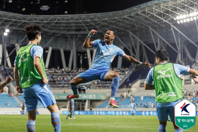 세라핌의 멀티골이 단비처럼 내리며 대구FC 승리