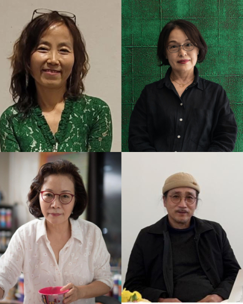 남명옥, 박경옥, 김결수, 권기자 작가(왼쪽 위부터 시계방향).