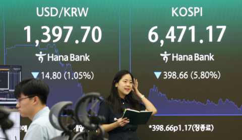 美 국채 금리 쇼크에…코스피 6,500선도 붕괴