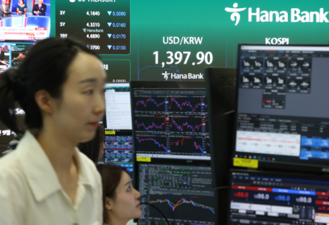 수출업체 달러 매도·약달러…환율 1,390원대 초반