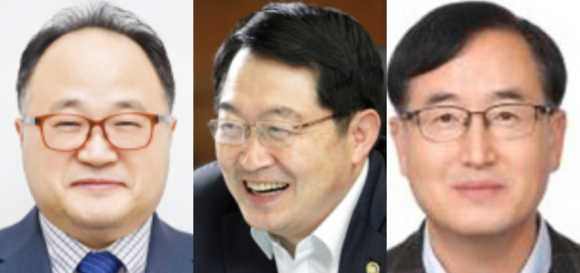 왼쪽부터 이정태 경북대 정치외교학과 교수, 백승주 전 국방부 차관, 장순배 영남대 군사학과 교수.