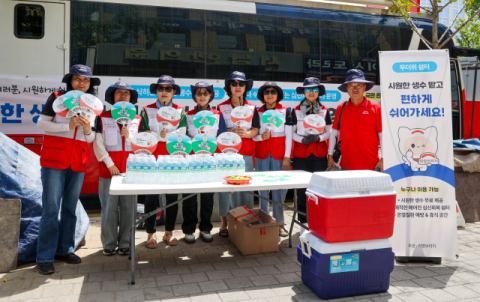 희망브리지 전국재해구호협회, 대구서 폭염 구호 총력
