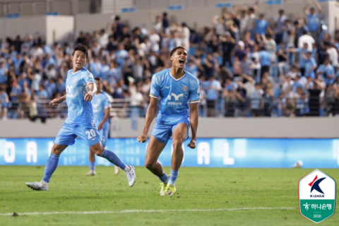 데커스 골로 대구FC, 부산 아이파크에 1대1 무승부