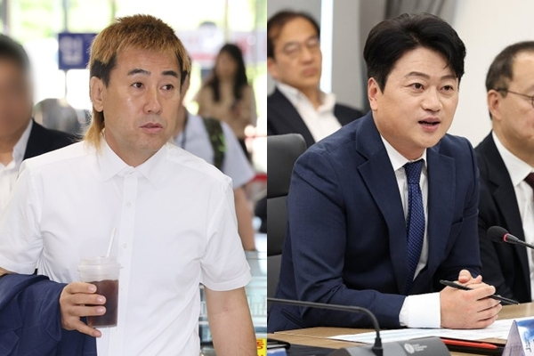 김병지 강원FC 대표이사, 박문성 유튜버.