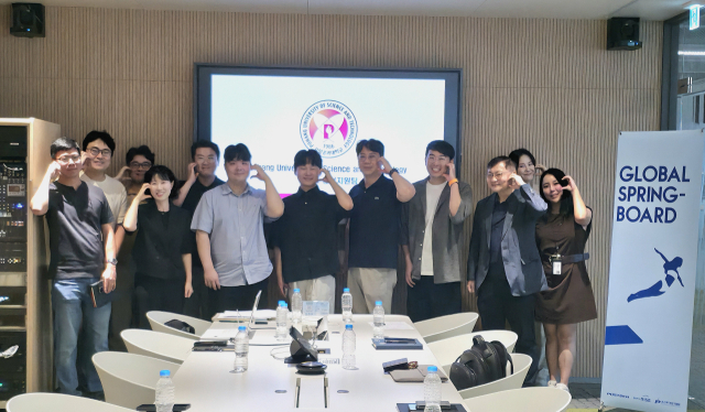 지난 18일 체인지업그라운드 포항에서 바이오기업 관계자들이 간담회를 갖고 성과를 공유했다. 포스텍 제공