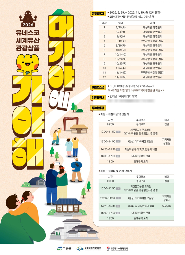 고령 관광상품 