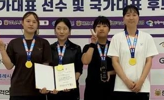 경북전문대 사격팀, 창원시장배 女 공기소총 단체전 우승