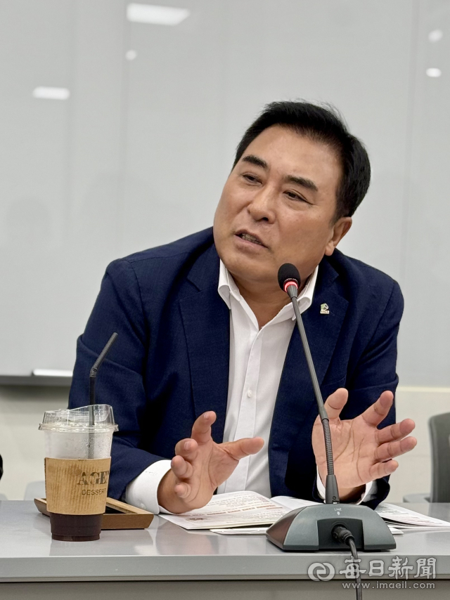 윤학수 대한전문건설협회 중앙회장이 1일 세종시 전문건설협회 세종센터에서 열린 기자 간담회에서 발언하고 있다. 2026.9.1. 홍준표 기자