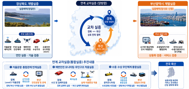 부산과 경북을 잇는 신해양레저 광역연계형 규제자유특구 추진 체계.[사진=부산시]