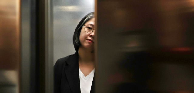 용혜인 성평등가족부 장관 후보자가 3일 서울 서대문구에 마련된 인사청문회 준비 사무실로 출근하고 있다. 연합뉴스