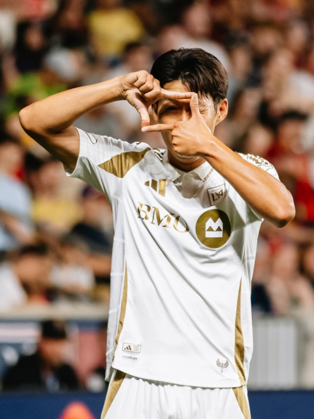 미국 메이저리그사커(MLS) LAFC의 손흥민이 6일(한국시간) 레알 솔트레이크와의 대결에서 전반 38분 득점 후 