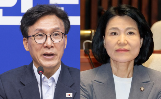 이진숙, '여자 히틀러 발언' 김민석 고소 후 경찰 출석
