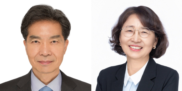 제9회 한국도레이 과학기술상 수상자로 선정된 김상규(왼쪽) KAIST 화학과 교수, 김윤희 경상국립대학교 화학과 교수. 한국도레이과학진흥재단 제공