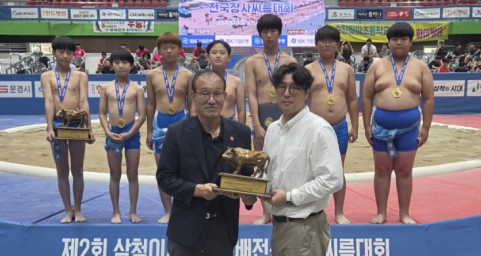씨름장 없는 작은 학교의 기적…구미 문장초 '전국 정상'