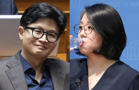 한동훈, 기자회견 용혜인에 