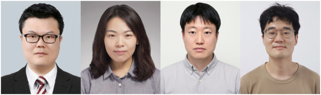 (왼쪽부터) 계명대 수학과 정대원·고은경·정병선·이승훈 교수. 계명대 제공