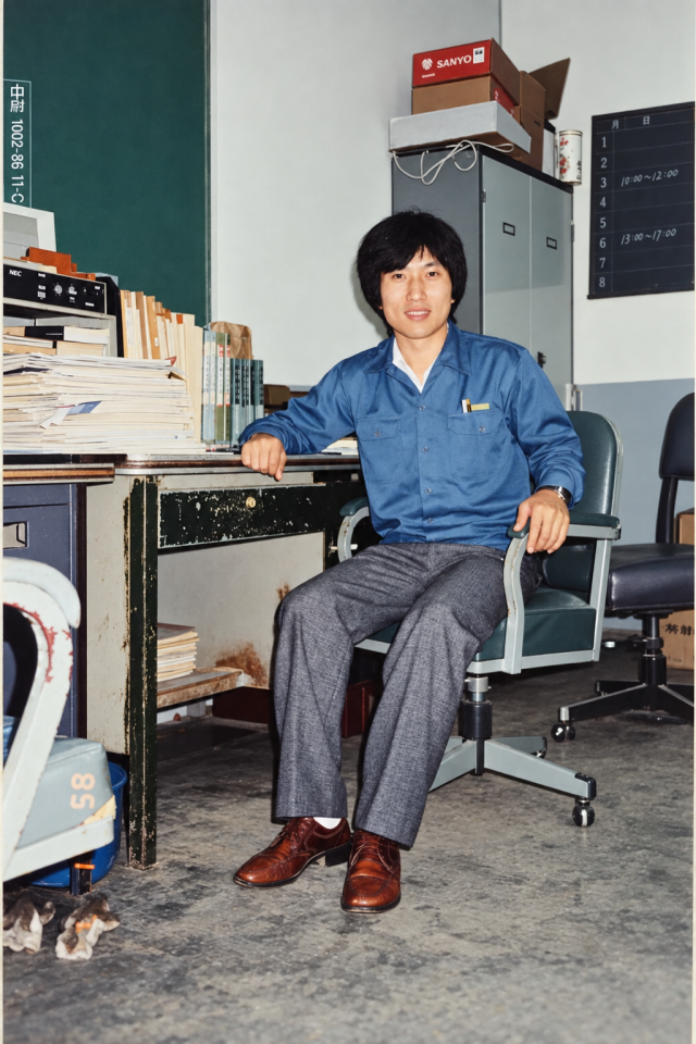 1985년 구미산단 대화금속 근무 당시의 모습. 곽현근 대표 제공