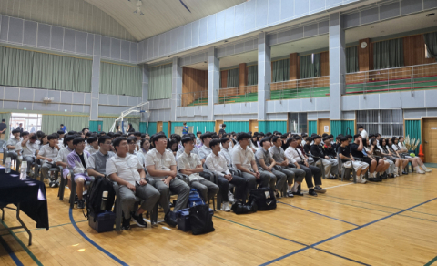 한국자유총연맹 영주시지회, 청소년 482명 대상, 민주시민교육 실시
