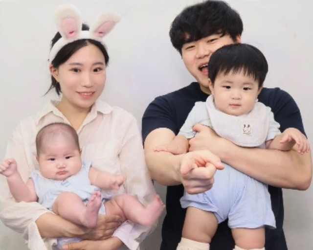 최예하·박경민 부부의 첫째 아들 시윤(2), 둘째 딸 소미.
