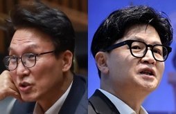 김민석, 한동훈. 연합뉴스