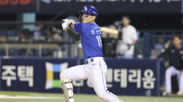 삼성 베테랑 류지혁 상하위 타선·선후배 가교 '활력소'