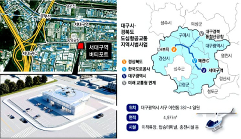 서대구역에 UAM 버티포트 추진…2030년 시범 운항