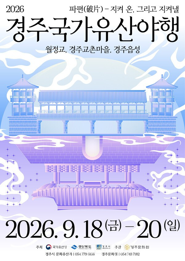 2026 경주국가유산야행 포스터.