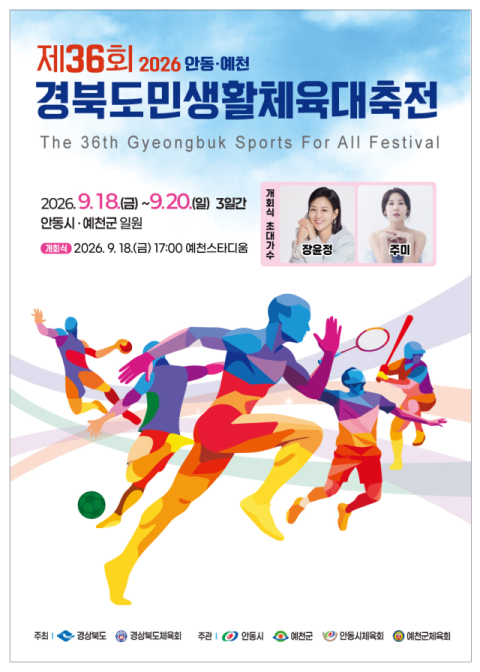 제36회 경북도민생활체육대축전, 안동·예천서 개막