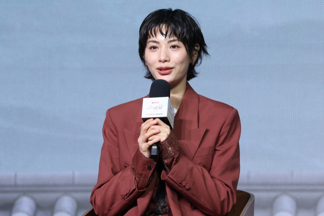 배우 나나가 9일 서울 종로구 JW메리어트동대문스퀘어에서 열린 넷플릭스 새 시리즈 
