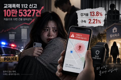 교제폭력 신고 10만건 돌파…가해자 위치 폰에 뜬다