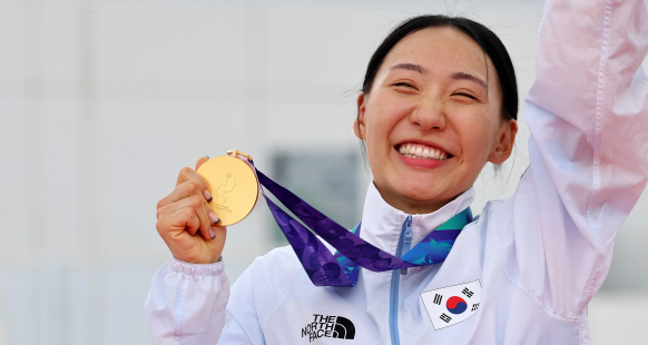 '대구의 딸' 성승민, 韓 아시안게임 첫 금메달 안겼다