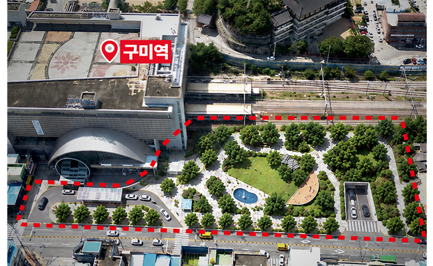 구미역, 3배 넓어진 광장 품고 복합공간으로 탈바꿈할까