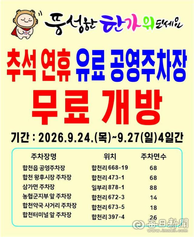 합천군이 발행한 