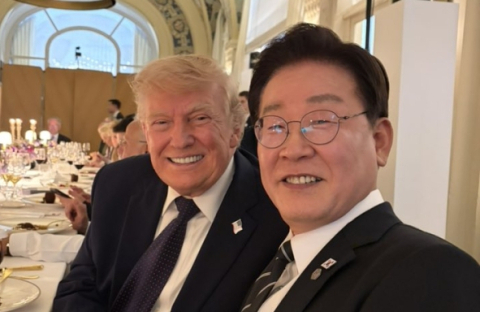 李·트럼프, 뉴욕서 30분 별도 정상회담…대미투자·핵잠수함·전작권 논의 [영상]