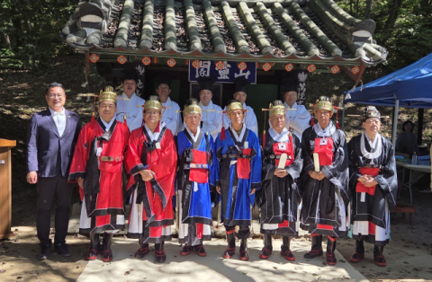 이상근 영주시의회 의장, 고치령 문화제서 단종대왕 제향 초헌관 맡아