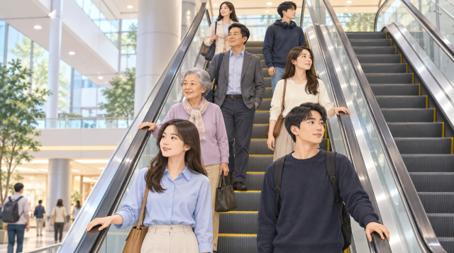 에스컬레이터 한줄서기 vs 두줄서기…개인의 선택