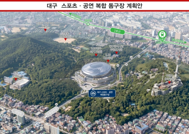 대구 두류공원 돔구장 계획안. 대구시