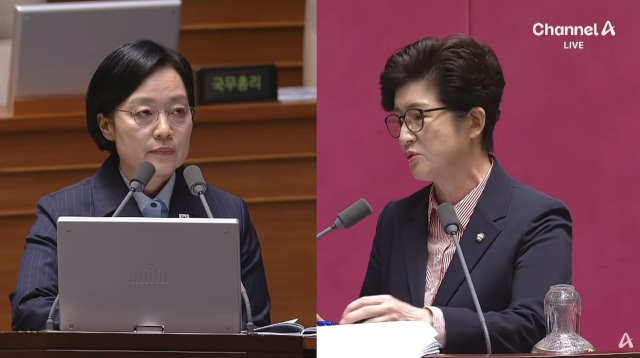 한성숙 국무총리, 강선영 국민의힘 국회의원. 채널A 유튜브