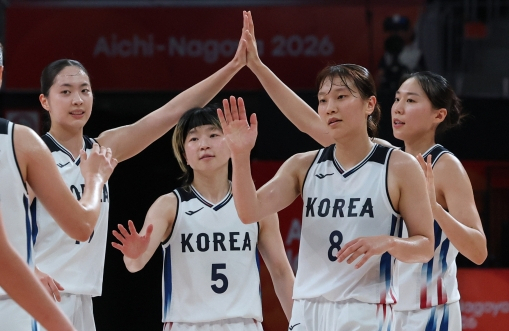 한국 여자농구 대표팀. 연합뉴스