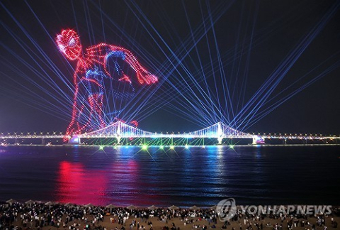 부산 광안리, 드론 3천대·레이저 20대 추석 특별공연 오늘 밤 8시